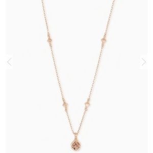 Kendra Scott Nola Rose Good Drusy Necklace